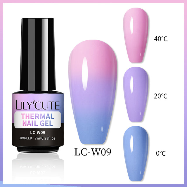 Color Changing Thermal Gel Nail Polish-9