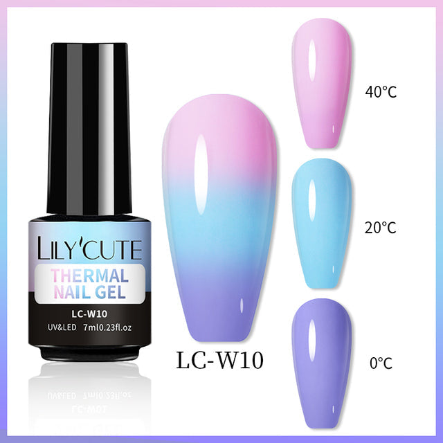 Color Changing Thermal Gel Nail Polish-10