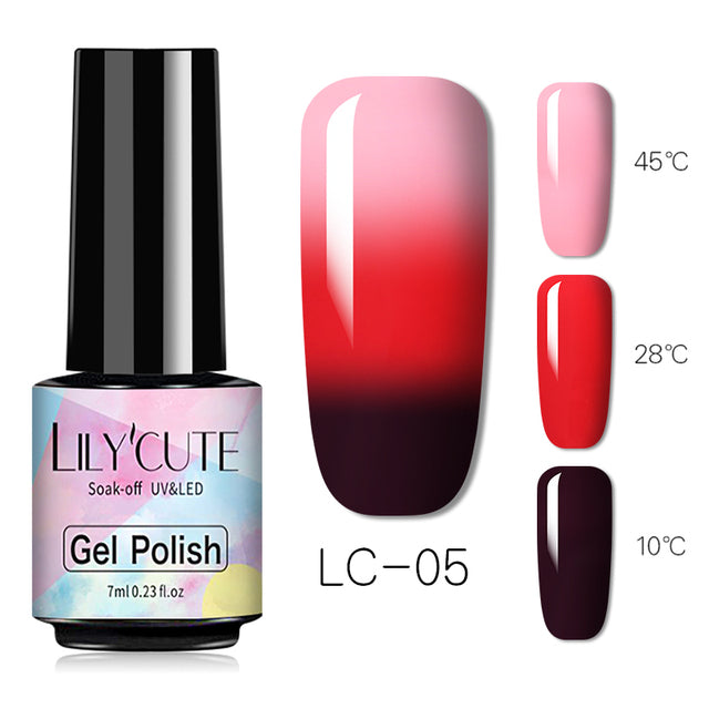 Color Changing Thermal Gel Nail Polish-13